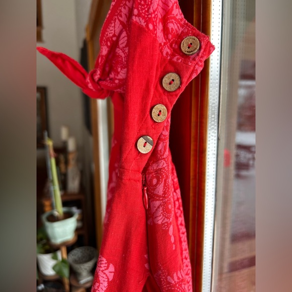 Free People Feel the Sun Bandana Jumpsuit Size 0 - Picture 8 of 15